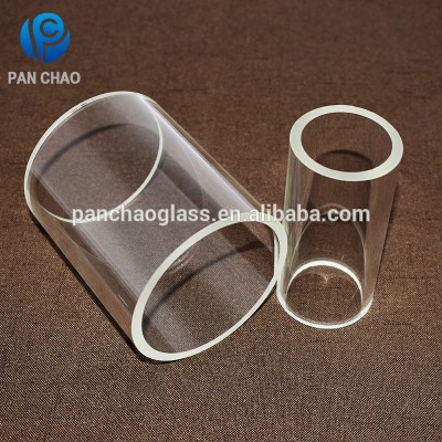 large diameter pyrex clear glass tube