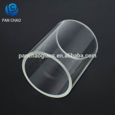 wholesale top quality both ends open glass cylinder