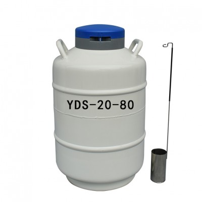 Cryogenic Aluminum Alloy Semen Storage Tank YDS-20 20L Liquid Nitrogen Container for Sale